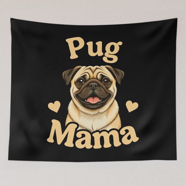 Item preview, Pug Mama Cute Pug Dog Mom Gift designed and sold by LASTIQUE-dd.