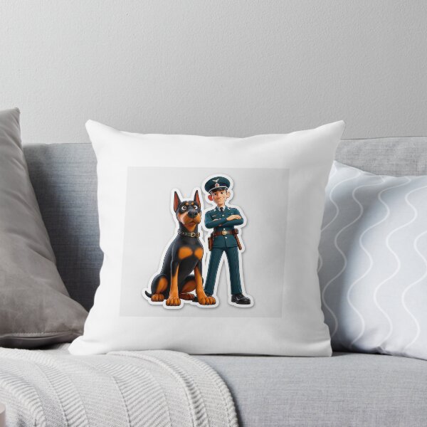 Item preview, Dobermann and Cop designed and sold by Mood Dogs Studio.