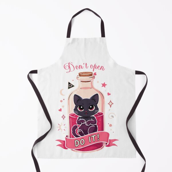 Item preview, Don't Open Do It Black Cat Potion Sticker | Cute Gothic Witchcore Halloween Cat Design designed and sold by Mahilis.