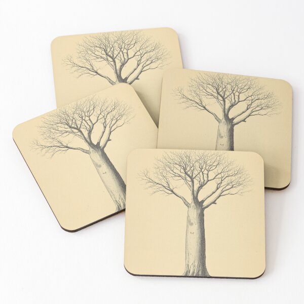 Item preview, Baobab Tree Line Drawing, Vintage African Botanical Print, Instant Download Wall Art designed and sold by The-Botanica.