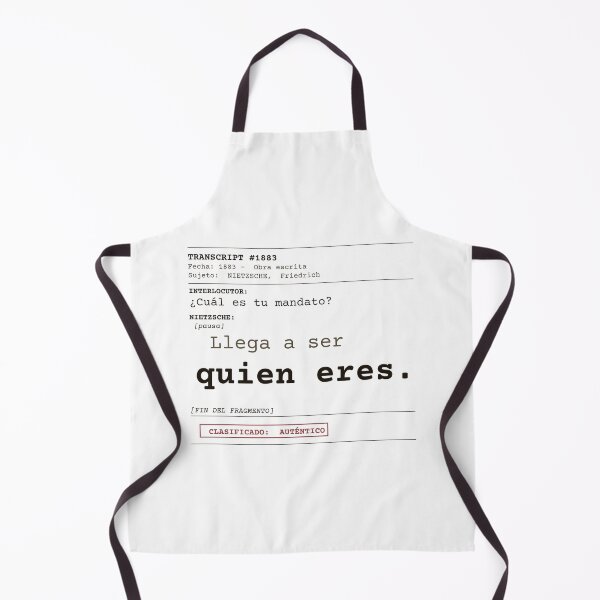 Item preview, Become who you are Nietzsche clear transcript Spanish designed and sold by Will-to-Power.