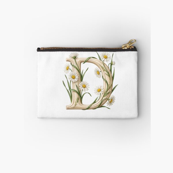 Item preview, Botanical Floral Letter D Monogram designed and sold by Helenaphotoart.