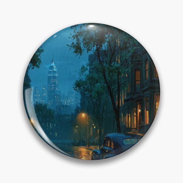 Item preview, Rainy New York Street At Night designed and sold by Rtymer.