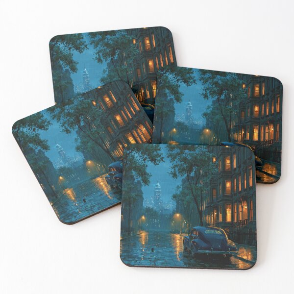 Item preview, Rainy New York Street At Night designed and sold by Rtymer.