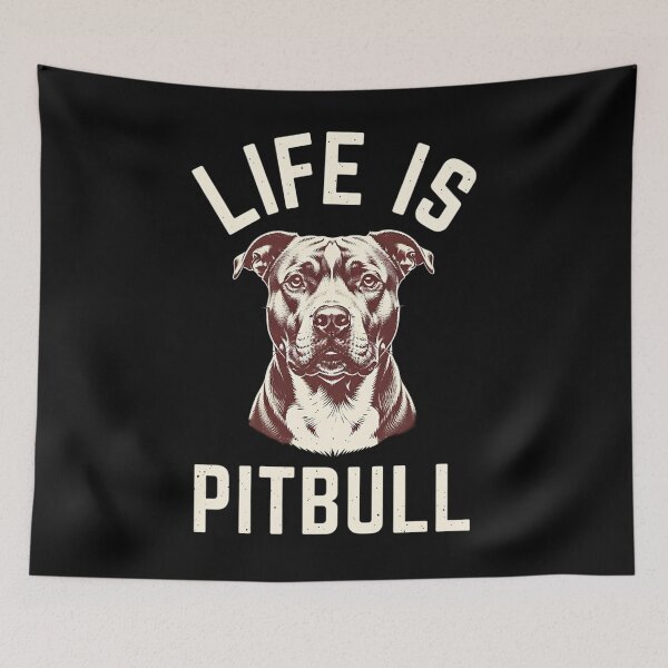 Item preview, Life Is Better With A Pitbull Dog Lover Gift designed and sold by LASTIQUE-dd.