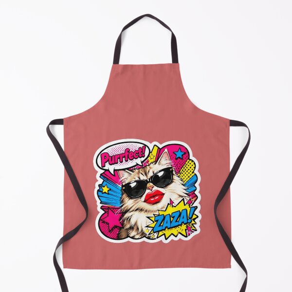 Item preview, Purrfect Cat Pop Art - Cool Sunglasses Cat with Red Lips ZAZA designed and sold by Natalia-Vlad.