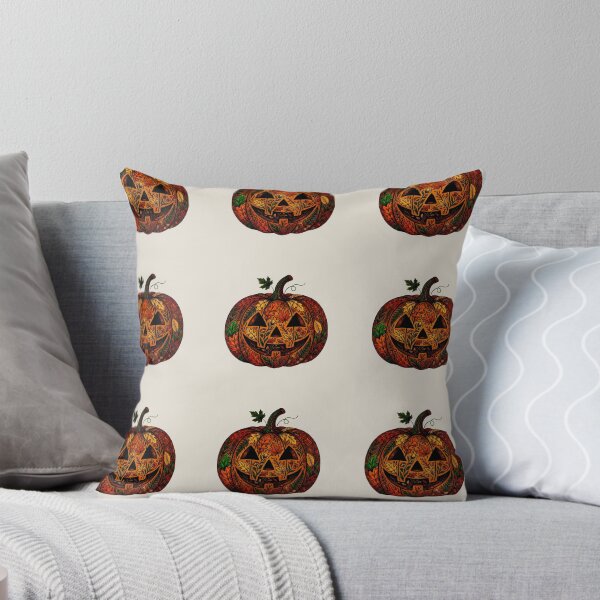 Item preview, Vintage Botanical Jack o Lantern - Cottagecore Halloween Pumpkin Art  designed and sold by Andreza NativeHue Oficial.