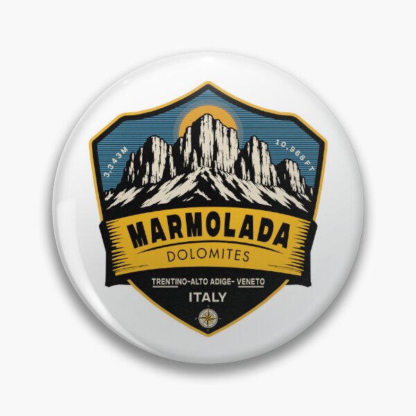 Item preview, Marmolada Dolomites  | Italy Vintage Mountain Hiking & Climbing Badge designed and sold by Vale150.