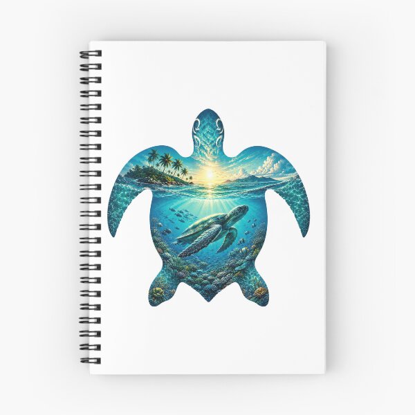 Item preview, Sea Turtle Double Exposure – Tropical Ocean designed and sold by OTSC.