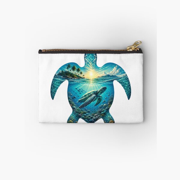 Item preview, Sea Turtle Double Exposure – Tropical Ocean designed and sold by OTSC.