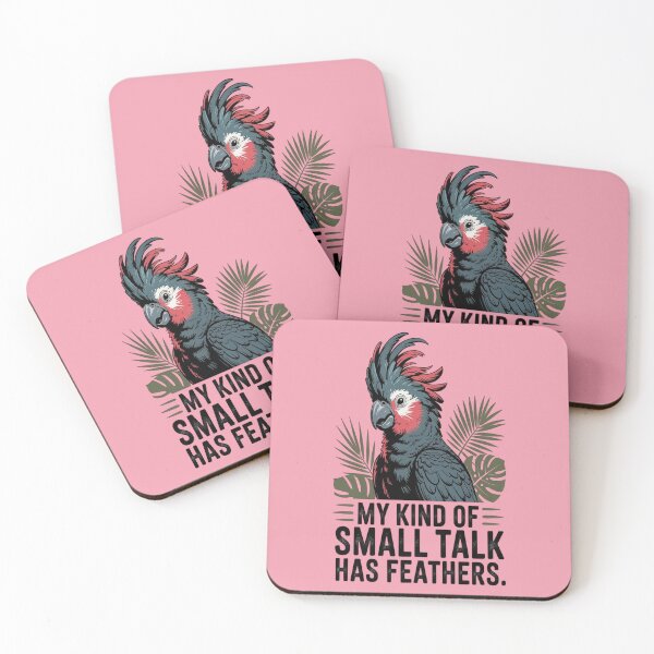 Item preview, Palm Cockatoo My Kind Of Small Talk Has Feathers designed and sold by Max Store.