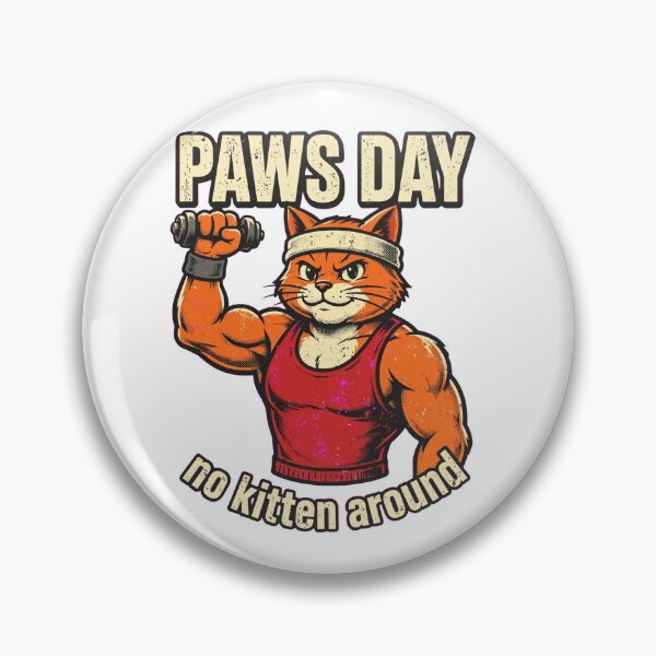 Item preview, Paws Day Gym Cat No Kitten Around designed and sold by CatstheticShop1.