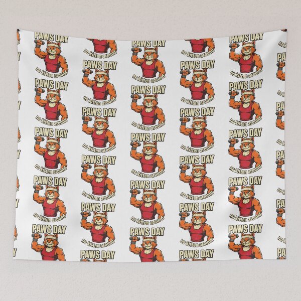 Item preview, Paws Day Gym Cat No Kitten Around designed and sold by CatstheticShop1.