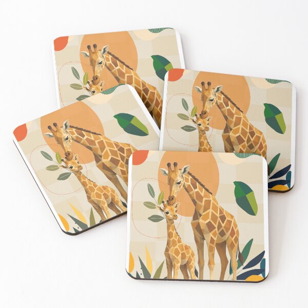 Item preview, Low Poly Giraffe Wall Art designed and sold by MahnoorDesigns.