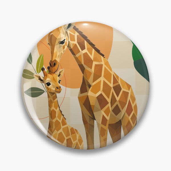 Item preview, Low Poly Giraffe Wall Art designed and sold by MahnoorDesigns.