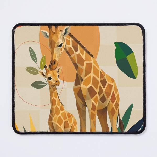 Item preview, Low Poly Giraffe Wall Art designed and sold by MahnoorDesigns.