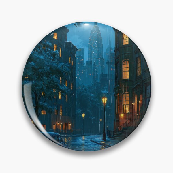 Item preview, Rainy New York Street At Night designed and sold by Rtymer.
