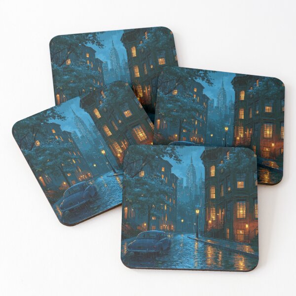 Item preview, Rainy New York Street At Night designed and sold by Rtymer.