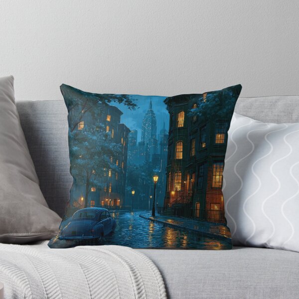 Item preview, Rainy New York Street At Night designed and sold by Rtymer.