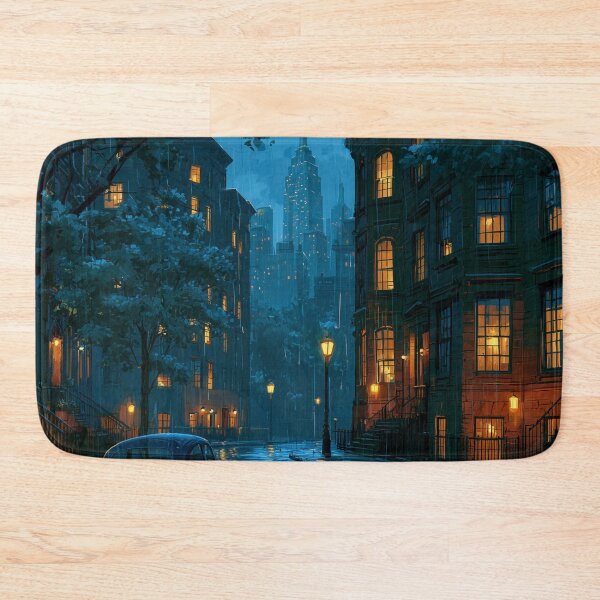 Item preview, Rainy New York Street At Night designed and sold by Rtymer.