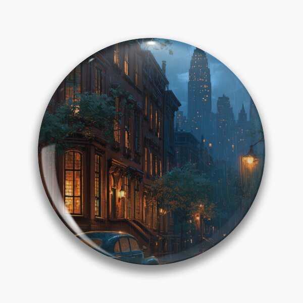 Item preview, Rainy New York Street At Night designed and sold by Rtymer.