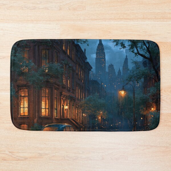Item preview, Rainy New York Street At Night designed and sold by Rtymer.