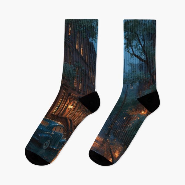 Item preview, Rainy New York Street At Night designed and sold by Rtymer.