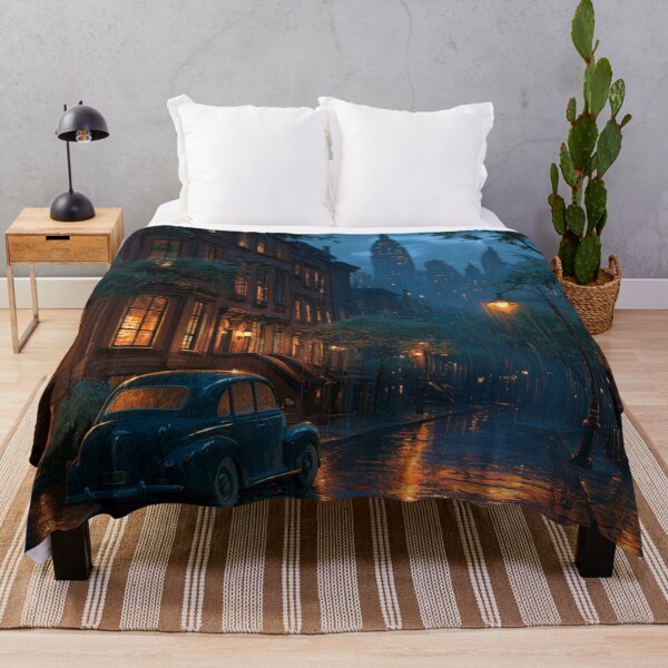 Item preview, Rainy New York Street At Night designed and sold by Rtymer.