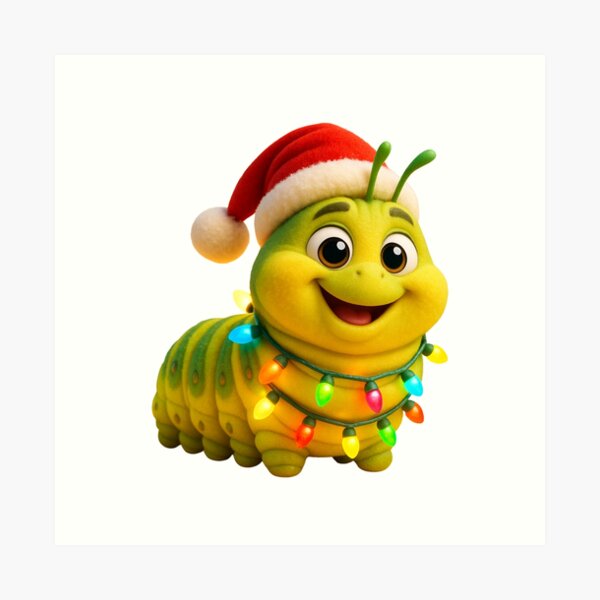 Item preview, Christmas Corn Earworm Caterpillar designed and sold by Sillytoe.