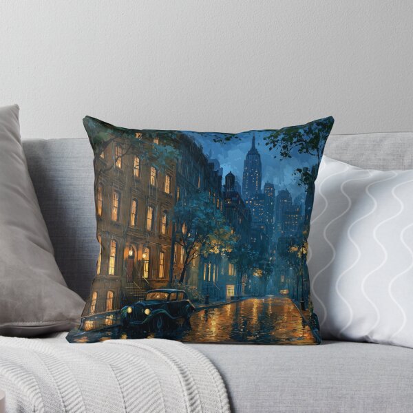 Item preview, Rainy New York Street At Night designed and sold by Rtymer.