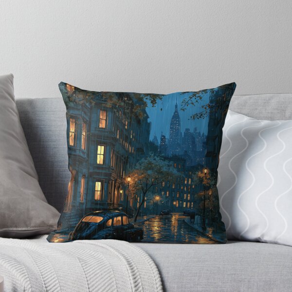 Item preview, Rainy New York Street At Night designed and sold by Rtymer.