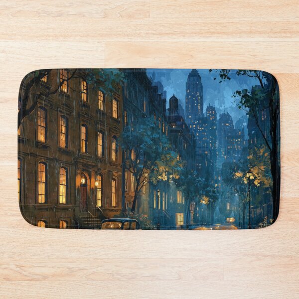 Item preview, Rainy New York Street At Night designed and sold by Rtymer.