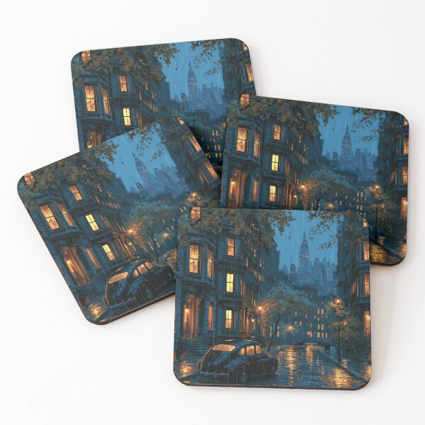 Item preview, Rainy New York Street At Night designed and sold by Rtymer.
