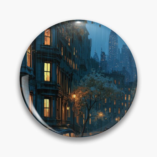 Item preview, Rainy New York Street At Night designed and sold by Rtymer.