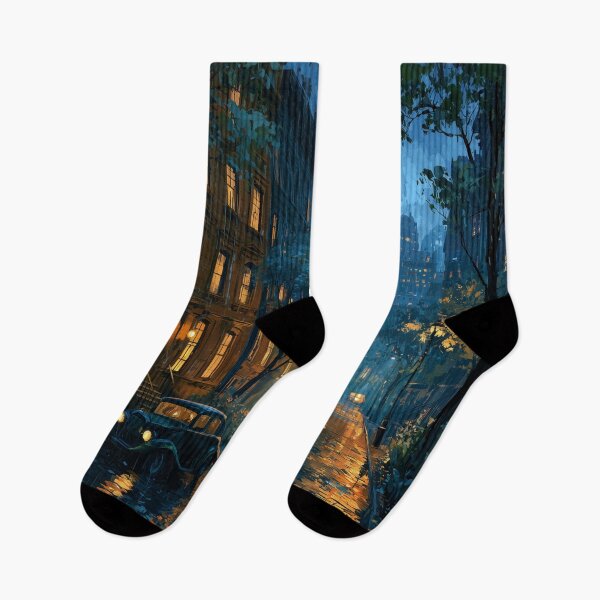 Item preview, Rainy New York Street At Night designed and sold by Rtymer.