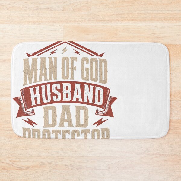 Item preview, Man of God Husband Dad Protector Christian Man designed and sold by JMDesignHub.