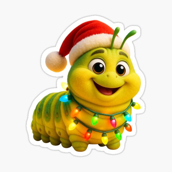 Item preview, Christmas Corn Earworm Caterpillar designed and sold by Sillytoe.