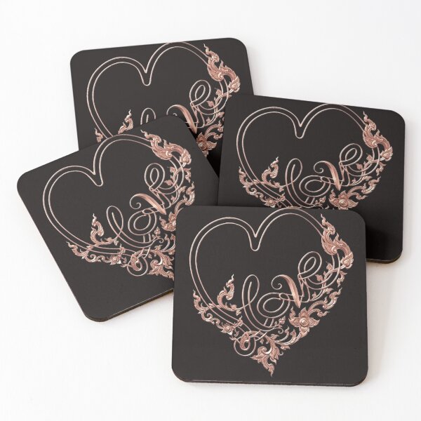 Item preview, Rose Gold Siamese Romance designed and sold by HeartThaiStyle.