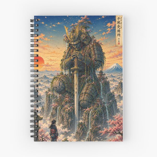Item preview, The Eternal Samurai | Giant Guardian Above the Clouds | Japanese Fantasy Ukiyo-e Art designed and sold by Substance_life.