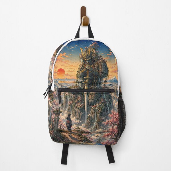 Item preview, The Eternal Samurai | Giant Guardian Above the Clouds | Japanese Fantasy Ukiyo-e Art designed and sold by Substance_life.