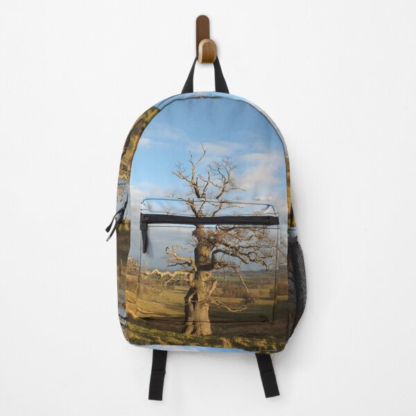 Item preview, The Ancient Oak – Majestic Winter Tree Landscape designed and sold by pinkal.