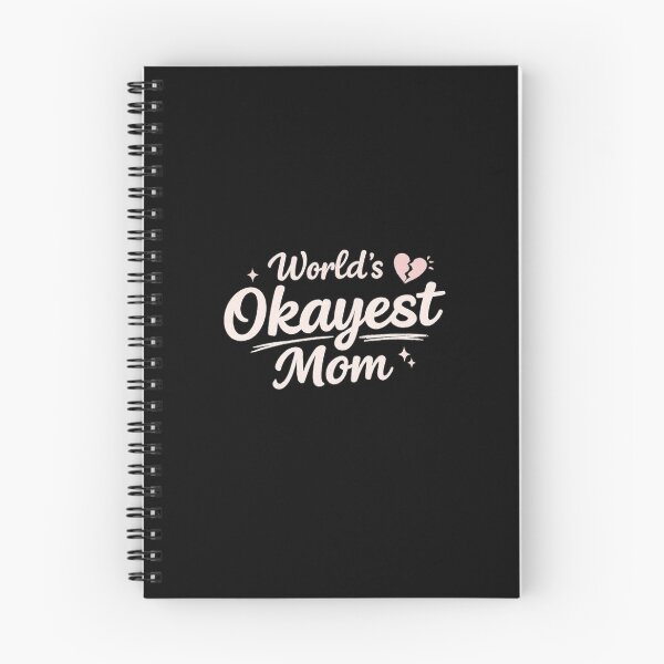 Item preview, World's Okayest Mom Funny Mother's Day Minimal Typography T-Shirt Gift designed and sold by Line-Mood1⭐️⭐️⭐️⭐️⭐️.