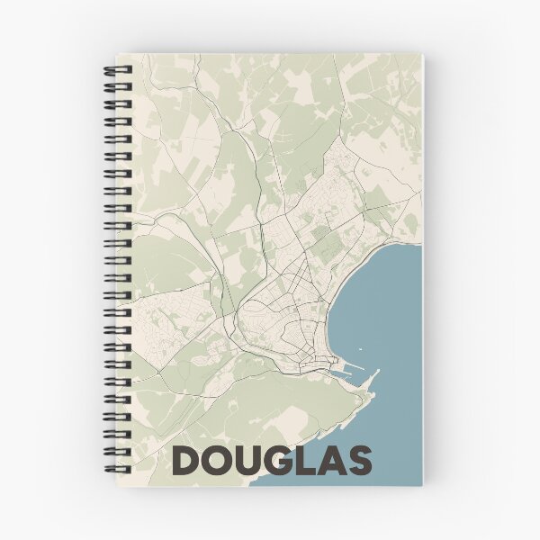 Item preview, Douglas Map designed and sold by MapsNerd.