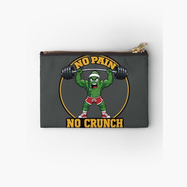 Item preview, No Pain No Crunch Funny Gym Pickle designed and sold by DigitalGlade.