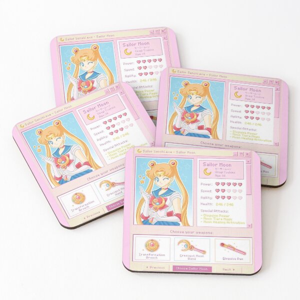 Item preview, Sailor Moon – Powers | Cute Pastel Magical Girl Art designed and sold by bella-rosa87.
