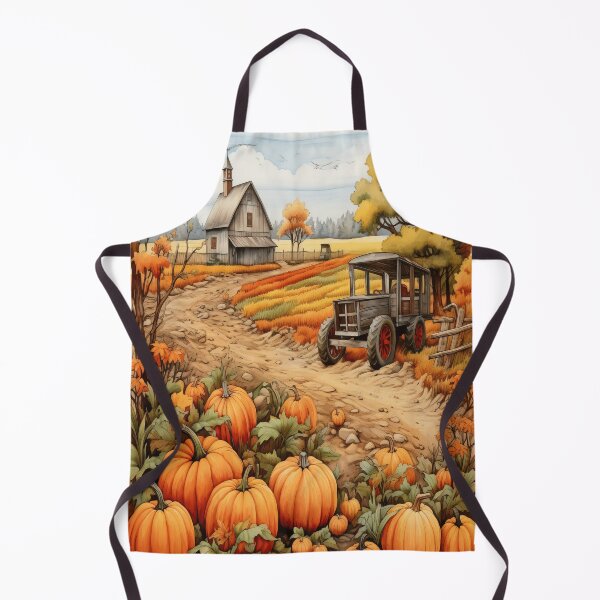 Item preview, Pumpkin Harvest Fall Farm Print | Autumn Farmhouse Wall Art | Fall Season Poster designed and sold by DigitalChickHub.