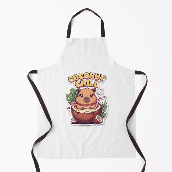 Item preview, Coconut Chill Capybara T-Shirt – Cute Kawaii Tropical Summer Animal Gift for Capybara Lovers & Cozy Girls designed and sold by GemBob Creations.
