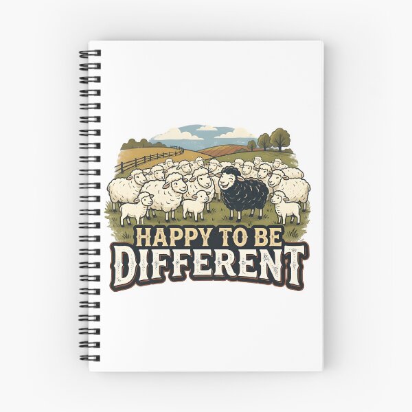 Item preview, Happy to be different - Black sheep designed and sold by ParadoxParadox.