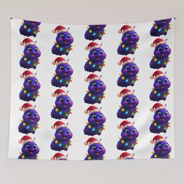 Item preview, Christmas Cosmic Caterpillar designed and sold by Sillytoe.