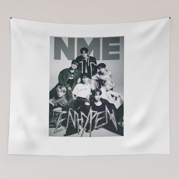 Item preview, Retro Magazine Cover Kpop Boy Group Design - Vintage Chrome Aesthetic Graphic Tee designed and sold by gughh.